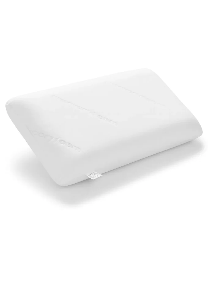 Μαξιλάρι μνήμης (memory foam) με λευκή θήκη