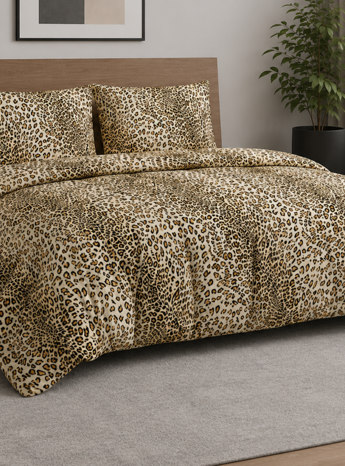 Σετ κρεβατοκάμαρας με animal print